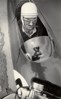 Carlo Mollino im Bisiluro, 1955 