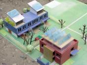 Projekt von Jirka + Nadansky (Berlin) fr ein Kettenhaus in passiver Bauweise