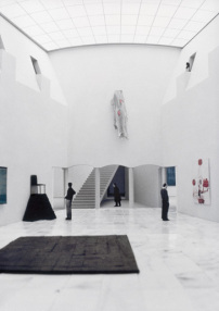Museum fr Moderne Kunst, Frankfurt am Main, 19821991, Modell 1986/87, Architekt: Hans Hollein, Wien