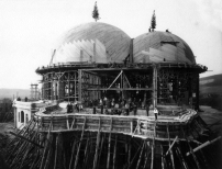 Richtfest zum Bau des ersten Goetheanums in Dornach, 1914