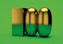 Logo3D, Gold 					