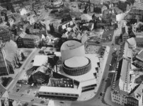 Das neue Theater in Mnster (Luftbild 1956),  Plan und Karte G.m.b.H.  