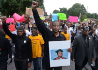 Demonstration in Ferguson/USA, 2014, Foto:  Roberto Rodriguez 