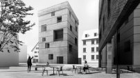 Preistrger: Umgestaltung eines Hochbunkers von Burak Ugurlu und Josef Elazzabi (Bergischen Universitt Wuppertal) 