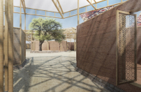 3. Preis und Architektenpreis: Entwurf fr Kaira Looro, Senegal: Wasserspeicher und Dorferweiterung von Sra Malyszov 