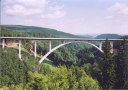Talbrcke Wilde Gera, Bundesautobahn A 71 bei Gehlberg