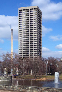 AfE-Turm, Frankfurt am Main, 1970-1972 