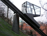 Funicular on Grad, Ljubljana 2006 von Ambient 
