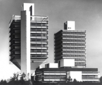 Egon Eiermanns Olivetti-Hochhaus Turm II (1972) steht noch nicht auf der Liste des Frankfurter Denkmalamts 