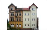 Gespaltenes Haus in Eisenach 