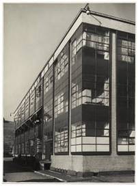 Fagus-Werke, Alfeld/Leine, Blick auf die Südost-Ecke des Hauptgebudes, Fotografie von Albert Renger-Patzsch, 1928 