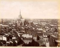 Brogi, Giacomo (1822-1881) - Milano, Panorama dal campanile della Chiesa di San Carlo
