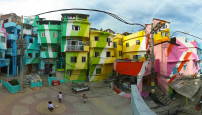 Favela Painting, Haas & Hahn/Jeroen Koolhaas und Dre Urhahn 