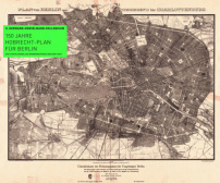 Übersichtskarte Bebauungsplan Berlin (1862) 