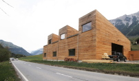 Abbundhalle Mani Holzbau, Pignia, 2011, Iseppi/Kurath Architekten