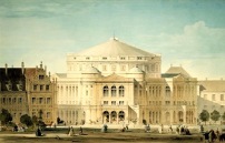 Ludwig Lange, Projekt für ein Volkstheater München, 1864