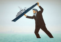 We Sit Starving Amidst our Gold von Jermey Deller im britischen Pavillon 