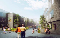 Teilnehmer: Holscher Norberg Arkitekter mit Nord Arkitekter, Schultze + Grassov und PK3 Landskabsarkitekter 