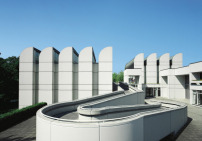Das heutige Gebäude des Bauhaus-Archivs in Berlin, entworfen von Walter Gropius und 1979 fertiggestellt 