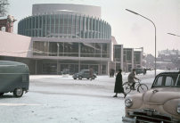 Stadttheater Münster – Haupteingang, Februar 1956, © Archiv Christoph von Hausen 