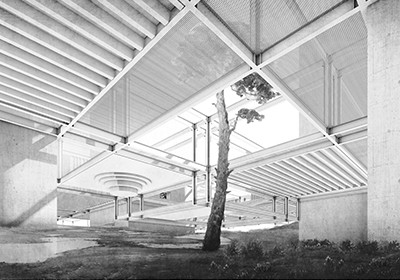 1.Preis: Klang der Stille von Viktoria Wecker, Visualisierung