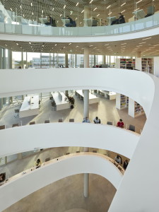 Bereich BA 1: Auf dem Bildungscampus bestimmen Gebuderiegel mit Klinkerfassaden das Bild.