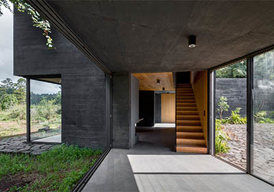 Die Kuben sind so angeordnet, dass die Innenrume ber den ganzen Tag direktes Sonnenlicht bekommen.