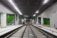 U-Bahnhof Graf-Adolf-Platz, Kunst am Bau: Manuel Franke