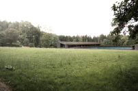 Architektenpreis: A Public Bath in the Forest, Kferberg, Zrich von Geng Tian, Perspektive 