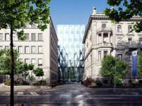 Quai Zurich, Headquarter Zurich Insurance Company Ltd., Zrich, 2011-2020, Visualisierung: (c) Architekt Krischanitz, rmo-vis