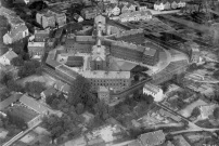 Das 160-Jahre alte Gebäude der JVA Münster steht seit ein paar Tagen nahezu leer, Luftaufnahme, um 1923, Foto: Stadtarchiv Münster, Sammlung Eugen Müller 