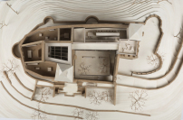 3. Preis: „Revitalisierung der Kehlburg: Forschungs- und Lehrzentrum“ von Martina Kirchler, Modell