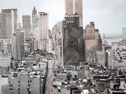 Philip Pearlstein: View over Soho, Lower Manhattan (1977-78)