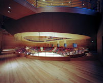 Blick in den Pierre Boulez-Saal von Frank Gehry 