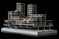 Architektenpreis: „Cloud City: Computing | Business | Storage | Space | Life“ von Damian Platten, Modell 