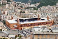 Renovierung des Luigi Ferraris Stadions, Genua, Italien, 1990