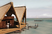 3. Preis „Sealab: Maritime Community Centre Kunduchi (Tanzania)” von Marie Frioni, Außenperspektive 