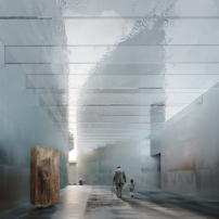 Shortlist: Unterwassertunnel von Lahdelma + Mahlamki Architects und David Morley Architects