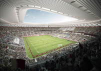 Im Ras Abu Aboud Stadium finden 40.000 Zuschauer Platz. 