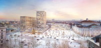 Areal im Winter – Entwurf Isay Weinfeld und Sebastian Murr 