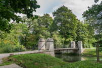Sieger Kategorie Fuß- und Radwegbrücken: Schaukelbrücke im Park an der Ilm, Weimar