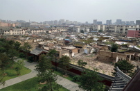 Blick auf das alte Stadtzentrum von Datong (2013) 