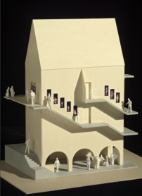 Modell des Lbecker Figurentheatermuseums ... 