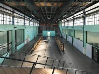 Auch im Inneren der frheren Umkleidehalle wurden viele Originalelemente erhalten.