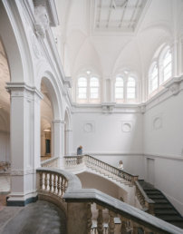 Der renovierte, prunkvolle Eingangsbereich der Royal Academy. 