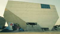 OMA's Casa da Musica in Porto, Filmstill aus REM © Tomas Koolhaas 