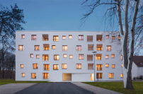 Ein Preis: Soziale Wohnbebauung Neu-Ulm, Braunger Wrtz Architekten, Bauherr: Wohnungsgesellschaft der Stadt Neu-Ulm GmbH 