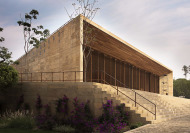 Die archologische Tempelsttte der Nahua-Kultur und das neue Kulturzentrum von Isaac Broid und Productora bilden ein stdtebauliches Gegenber.