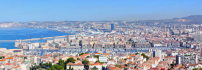 Der Alte Hafen von Marseille, von Notre-Dame de la Garde aus gesehen