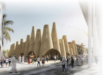 Der Österreichische Pavillon des Wiener Büros querkraft für die Expo 2020 in Dubai setzt auf lokale Bautraditionen im Stampflehm und intelligentes Klima-Engineering. 